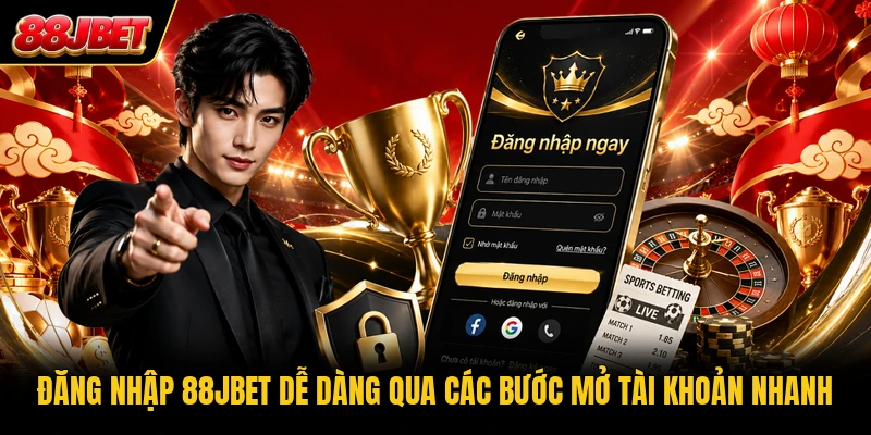 Đăng nhập 88JBET dễ dàng qua các bước mở tài khoản nhanh